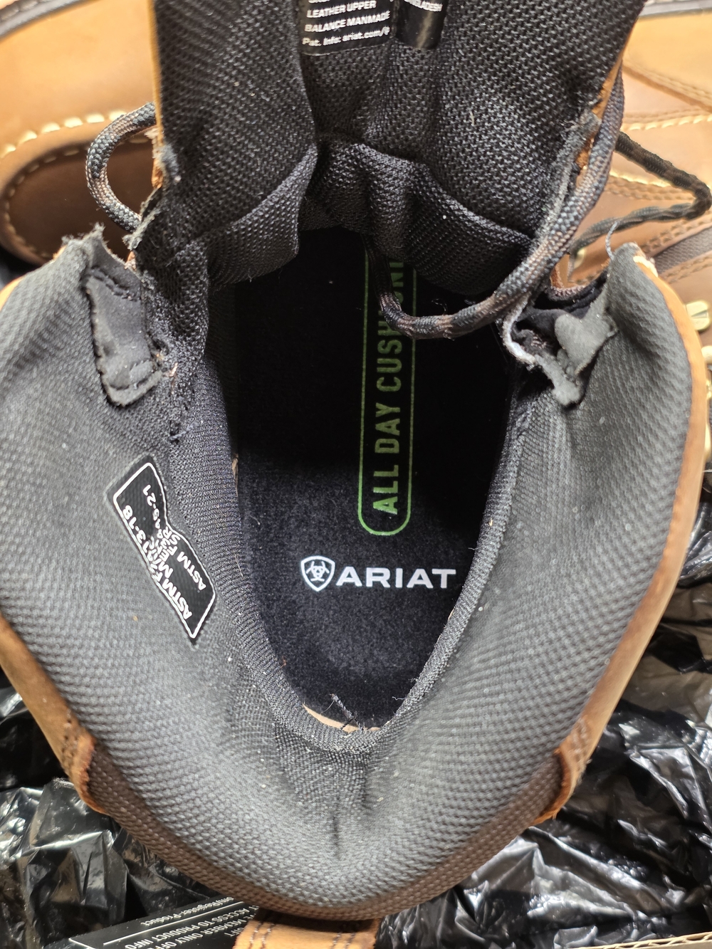 Ariat Rebar Wedge Moc Toe 6" Work Boot Comp Toe Men's 12D NWT - Picture 6 of 11
